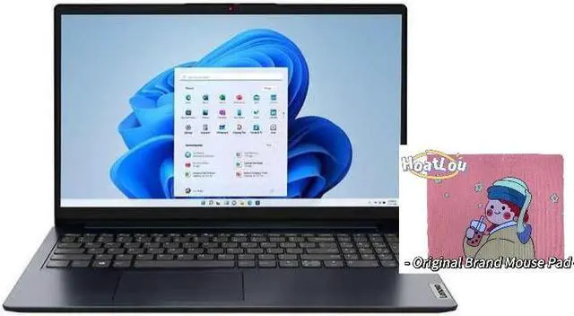 Main image of Lenovo IdeaPad 1 15.6" Full HD Intel UHD Graphics Intel Pentium Silver N6000 20GB DDR4 RAM 128GB eMMC + 512GB PCIe NVMe M.2 SSD Windows 11 Pro Black Microsoft 365 Personal (1-Year Subscription)