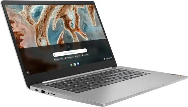 Alt view image 2 of 5 - Lenovo IdeaPad 3 Chrome Laptop,14" TN 1920 x 1080 (Full HD) , Chrome OS,4 GB RAM - 64 GB eMMC TLC, Wi-Fi 5,arctic gray