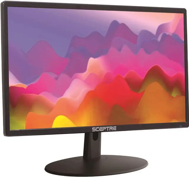 Alt view image 2 of 8 - Sceptre 20 in LED Monitor Build-in Speakers, Wall Mount Ready E205W-16003RTT
