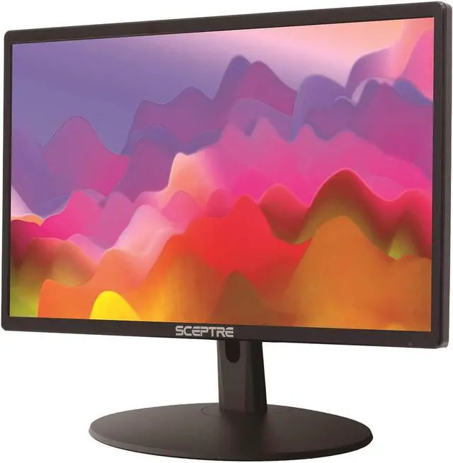 Alt view image 3 of 8 - Sceptre 20 in LED Monitor Build-in Speakers, Wall Mount Ready E205W-16003RTT