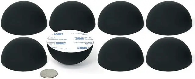Main image of Speaker Isolation Feet (8-Pack, 2.5") Adhesive Silicone Anti-Vibration Pads for Speakers, Turntables, Subwoofers & Amplifiers, Supports 50-100 lbs Per Pad