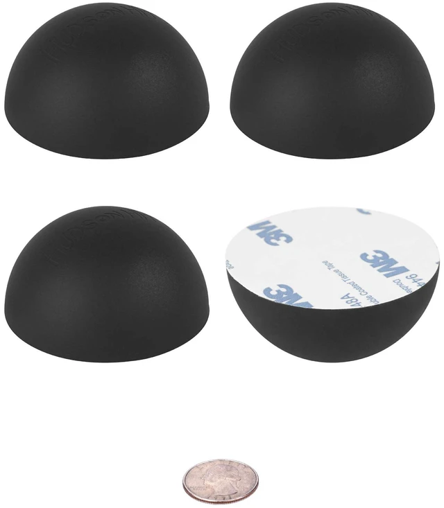 Main image of Speaker Isolation Feet (4-Pack, 2.5") Adhesive Silicone Anti-Vibration Pads for Speakers, Turntables, Subwoofers & Amplifiers, Supports 50-100 lbs Per Pad