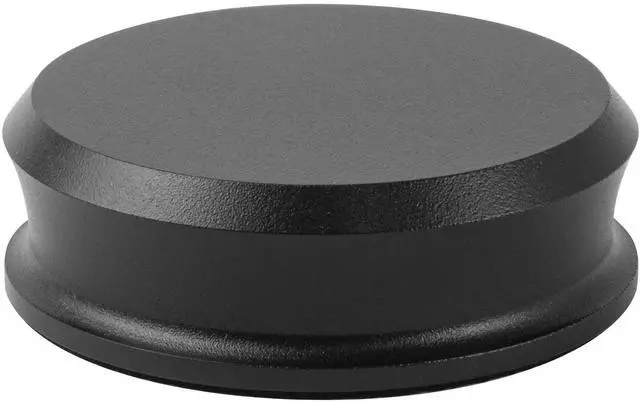 Main image of SmallBen Record Weight Stabilizer with Protective Leather Pad - 9-Ounce Vinyl Turntable Weight - Durable & Stylish LP Stabilizer - Fits Any Turntable - Black Matte