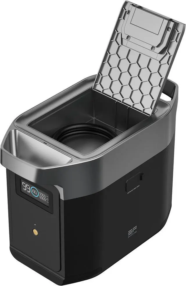 Alt view image 7 of 7 - EcoFlow DELTA 2 Extra Battery, 1kWh Added Capacity for Home Backup Power, Portable Battery to Power Multiple Heavy-Duty Devices