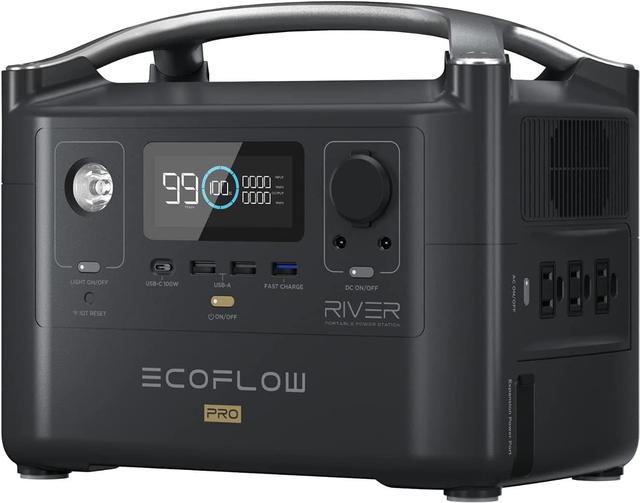 EcoFlow RIVER Pro Portable Power Station 720Wh Capacity,Solar