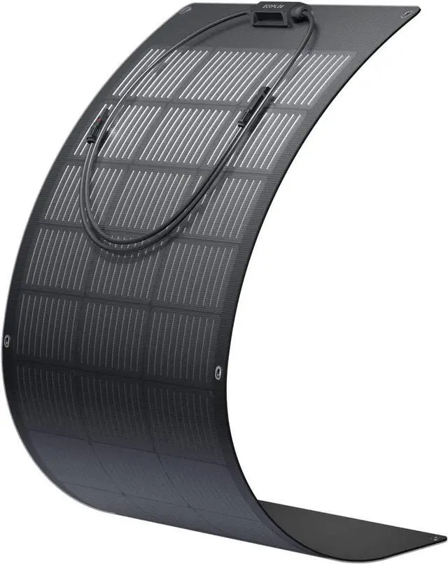 Main image of ECOFLOW 100W Flexible Solar Panel with High Efficiency Solar Modules, IP68 Waterproofing, Ideal for Off-Grid Solar Panel Kits, PV Charging, Power Kits & Ecosystem