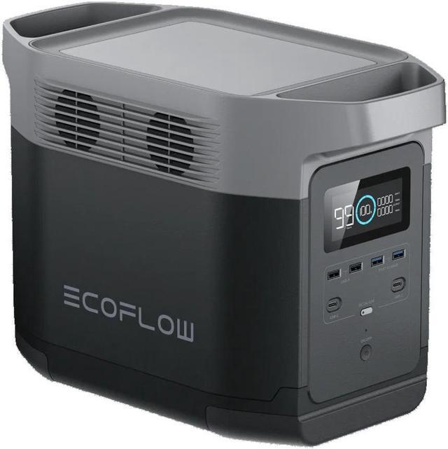 EcoFlow DELTA 1300 Portable Power Station 1260Wh Capacity,Solar Generator,1800W AC Output for Outdoor Camping,Home Backup,Emergency,RV,off-Grid