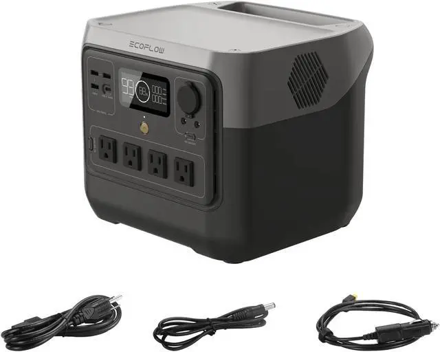 Main image of EcoFlow Portable Power Station RIVER 2 Pro 716,716Wh LiFePO4 (LFP) Battery,Solar Generator,1600W AC Output for Outdoor Camping,Home Backup,Emergency,RV