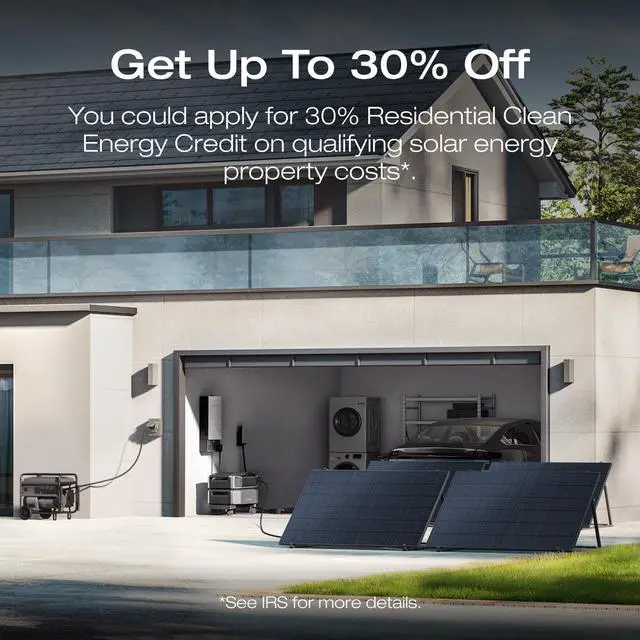 Alt view image 4 of 7 - EcoFlow 12kWh Power Station: DELTA Pro Ultra with Extra Battery, 120/240V 7200W AC Output, Lifepo4 Home Battery Backup Expandable to 90kWh, Solar Generator for Home Use, Emergency, Camping, RV