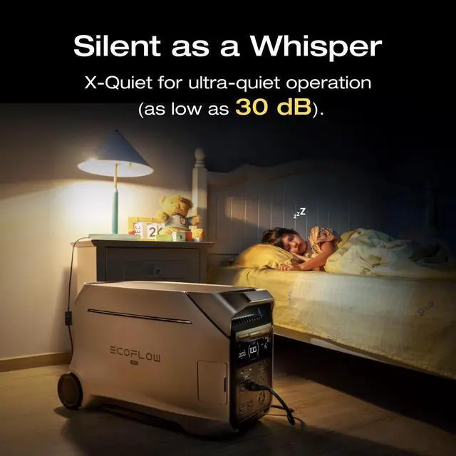 Alt view image 4 of 7 - EcoFlow DELTA Pro 3 Portable Power Station, 4000Wh LFP Battery, Expandable to 48kWh, 120/240V 4000W AC Output, Solar Generator for Home Use