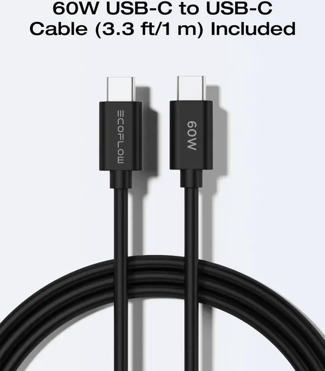 Alt view image 6 of 6 - EcoFlow RAPID 20W GaN USB C Charger with Cable,Fast Type C Charging Block Plug for Rapid Compatible with iPhone 15/15 Pro/14/14 Pro Max/13, Galaxy, iPad