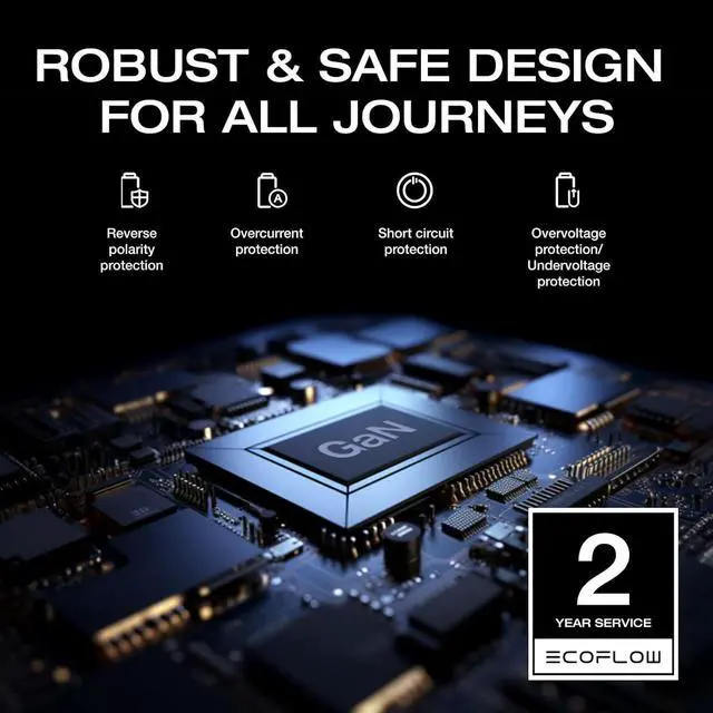 Alt view image 5 of 7 - EcoFlow 800W Alternator Charger with DELTA Max 1600 Portable Power Station, 3-in-1 Fast DC-DC Charger, Vehicle Battery Charger & Jump Starter 8× Faster Than Cigarette Chargers,1612Wh