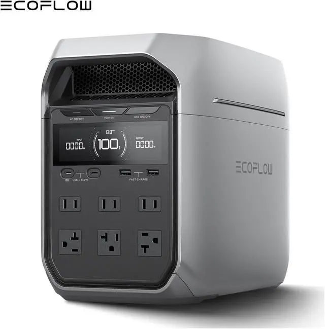 Main image of EcoFlow Portable Power Station DELTA 3 Plus (2024 New), Solar Generator (Solar Panel Optional) with 1000W Solar Input, Electric Generator with UPS, 1024Wh LFP Battery for Home Backup, Camping&RV