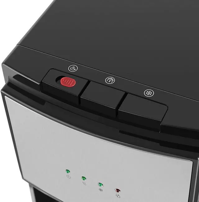 Alt view image 4 of 6 - COSVALVE 5 Gallon Hot/Cold Water Dispenser Bottom Loading 3 Temperature Spouts w/ Child Safety Lock