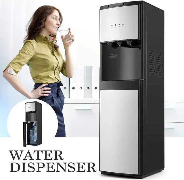 Alt view image 6 of 6 - COSVALVE 5 Gallon Hot/Cold Water Dispenser Bottom Loading 3 Temperature Spouts w/ Child Safety Lock