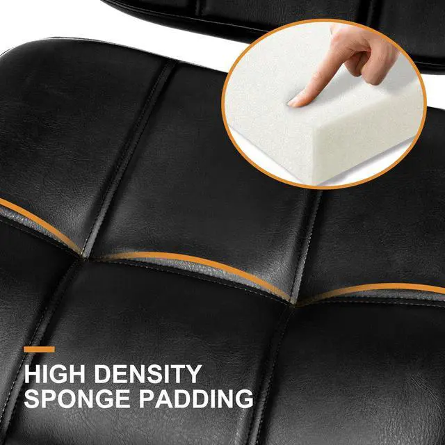 Alt view image 6 of 7 - Artist Hand 360° Swivel Heavy Duty Hydraulic Recliner Barber Chair Tattoo Salon Chair Hair Stylist Shampoo Beauty Equipment