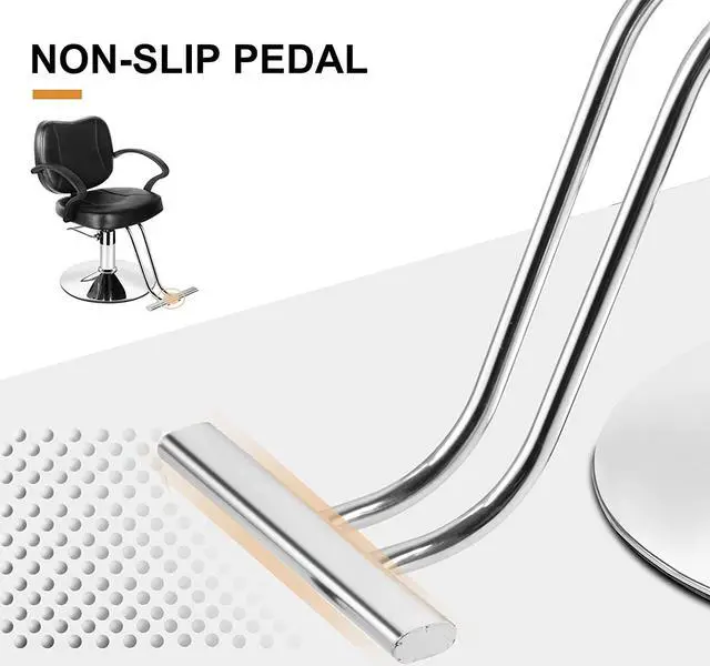 Alt view image 6 of 7 - Artist Hand 360 Degree Swivel Black Barber Chair Hydraulic Tattoo Spa Salon Chair Equipment for Hair Stylist