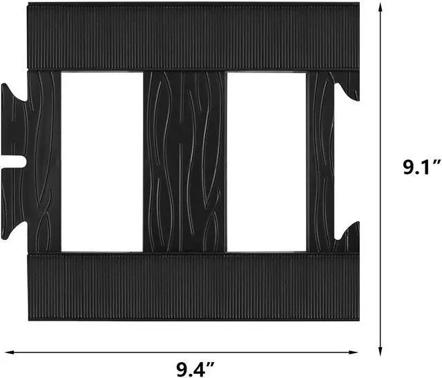 Alt view image 3 of 6 - JOYLDIAS 16pcs Black Straight Tracks for Electric Ride on Train