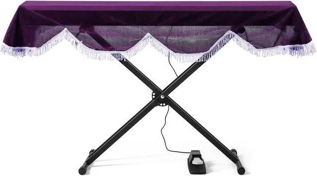 Alt view image 5 of 6 - Mustar Weighted Digital Keyboard Piano 88 Keys Hammer Action with Stand, Bluetooth, Portable Case, Sustain Pedal (Black)