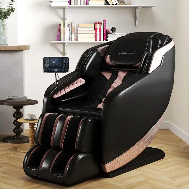 Main image of Massage Chair Full Body, Zero Gravity Massage Chair, Dual Core SL-Track Massage Recliner Chair with 12 Modes, Bluetooth Speakers, Full Body Airbag Compression, Heating, Foot Rollers, Black