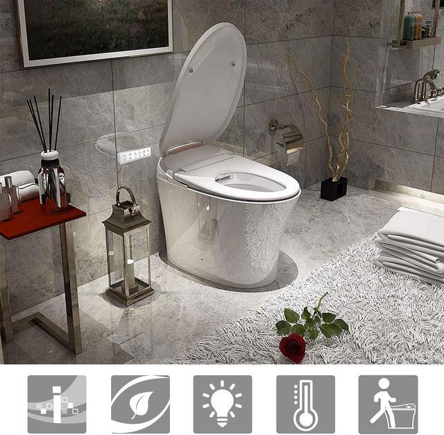 Cosvalve Heated Seat Smart Toilet, One Piece Toilet, Automatic