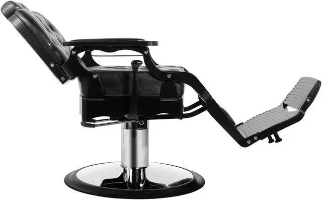 Alt view image 5 of 6 - Artist hand Vintage Barber Chair Heavy Duty Hydraulic Recline Salon Chair Classic Barber Chairs for Hair Stylist Tattoo Chair Barber Salon Equipment