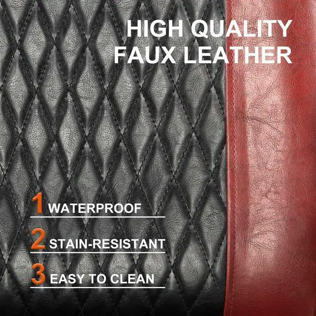 Alt view image 4 of 5 - Artist hand Retro Barber Chair Classic Heavy Duty Barber Chairs Vintage Salon Chair Hydraulic Recline Beauty Spa Styling Equipment Wide Seat with Puckered Button (Black + Red)