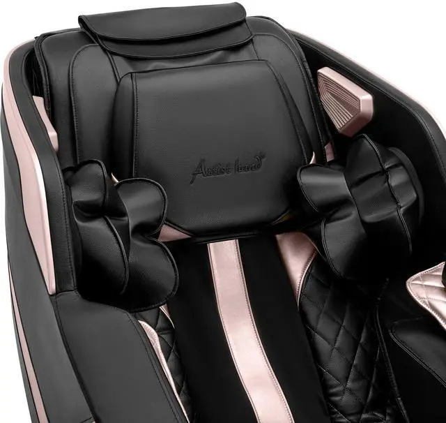 Alt view image 5 of 6 - Massage Chair Full Body, Zero Gravity Massage Chair, Dual Core SL-Track Massage Recliner Chair with 12 Modes, Bluetooth Speakers, Full Body Airbag Compression, Heating, Foot Rollers, Black