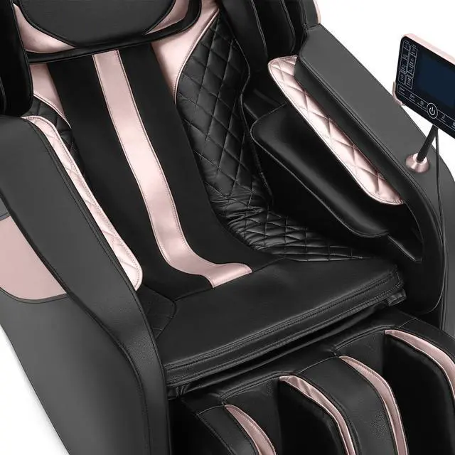 Alt view image 4 of 6 - Massage Chair Full Body, Zero Gravity Massage Chair, Dual Core SL-Track Massage Recliner Chair with 12 Modes, Bluetooth Speakers, Full Body Airbag Compression, Heating, Foot Rollers, Black