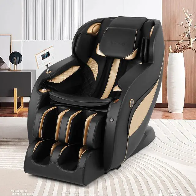 Alt view image 6 of 6 - Massage Chair Full Body - SL Track Zero Gravity Recliner with 12 Modes, Bluetooth, Body Scan, Foot Roller, Airbags Massage, AI Voice Control