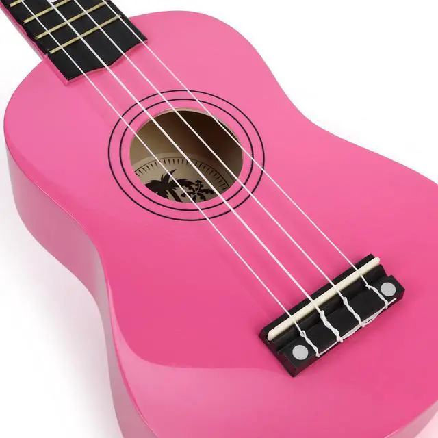 Alt view image 6 of 6 - Soprano Melody 21 Inch Basswood Soprano Ukulele Beginner Kit with Gig Bag, Strap, Picks, Ukulele Set for Kids and Beginners