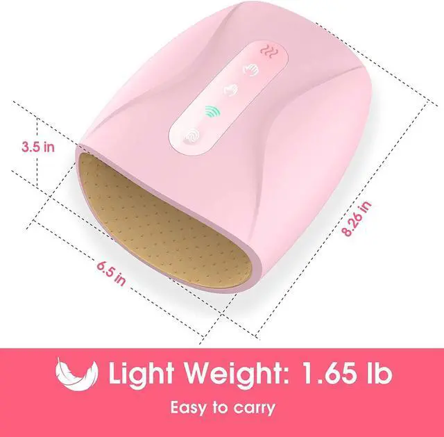 Alt view image 4 of 7 - COTSOCO Electric Hand Massager - Cordless Hand Massager with Heat and Compression for Arthritis and Carpal Tunnel, 3 Levels Hand Therapy, Hand and Wrist Massager Machine for Pain Relief