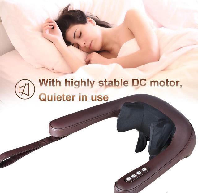 Alt view image 6 of 7 - COTSOCO Back Massager with Heat Deep Tissue Kneading Pillow Shiatsu Massager for Neck, Back and Shoulder