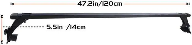 Main image of Paiying 48"  Roof Rack Cross Bar Cargo Carrier for Most 4-Door Car/Truck/SUV