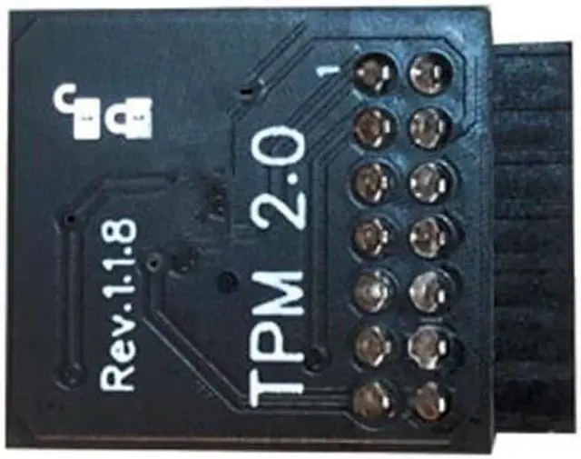Alt view image 4 of 5 - TPM 2.0 Security Module Trusted Platform Module For MSI 14PIN LPC MS-4136