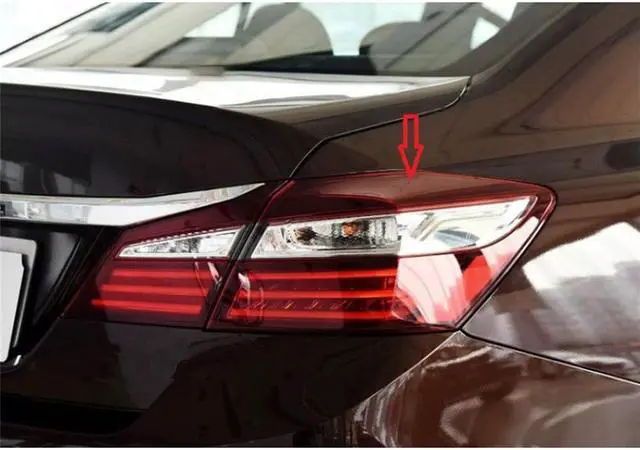 Alt view image 5 of 7 - Acaigel Outer Passenger Right Tail Light Replacement For 2016-17 Honda Accord 4dr Sedan