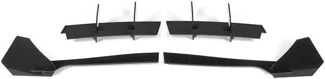 Alt view image 3 of 7 - Paiying Car Rear Bumper Lip Diffuser Spoiler Chassis Deflector Rear Side Splitters Apron Flaps