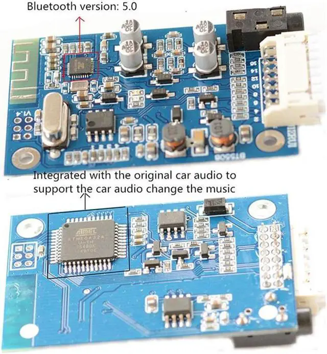 Alt view image 5 of 7 - Acaigel Bluetooth Adapter AUX Audio Input Cable For Honda Accord Pilot Acura CL/EL/MDX/TL 2.3