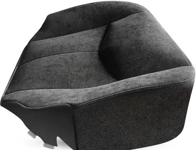 Alt view image 3 of 7 - Acaigel Left Driver Bottom Seat Cover Cloth Dark Gray For Chevy Silverado 2003-2006