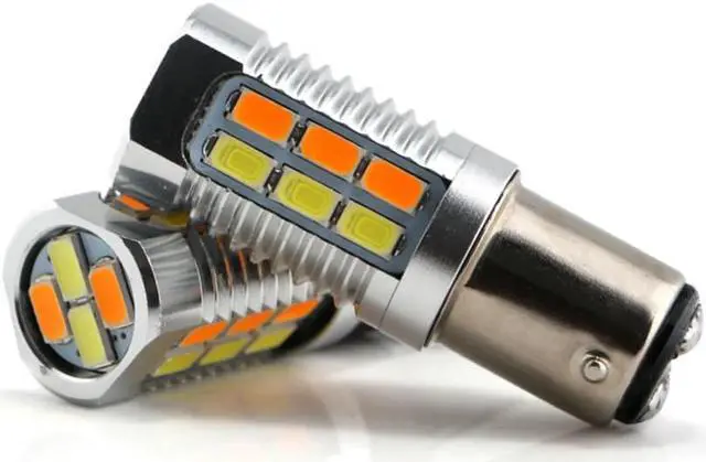 Main image of 2 x 1157 Switchback LED Amber/White 22LED LED Bulbs Vechile Lamp For Car Suv