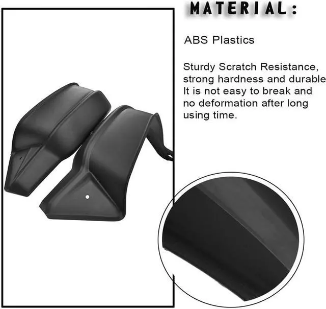 Alt view image 3 of 5 - Yingshan Motorcycle Handguards Hand Shield Protector for Honda NC700X NC750X NC750S 2016-19