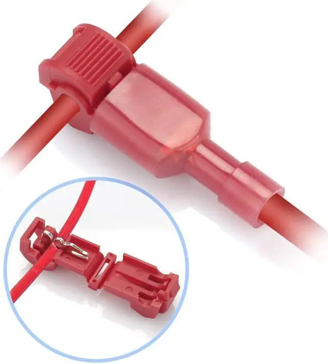 Main image of Paiying 220 Pcs T-Tap Electrical Wire Crimp Terminals Quick Splice Cable Connectors Kit