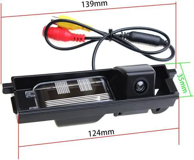 Alt view image 4 of 5 - Acaigel Car Rear View Camera W/ Intelligent Dynamic Trajectory For Toyota RAV4 2006-2012