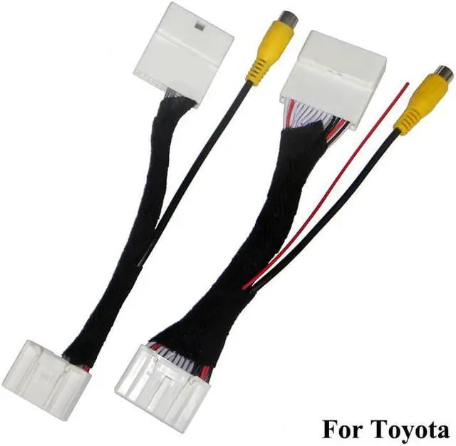 Alt view image 6 of 7 - Paiying 28 Pins Front Backup Camera & 24 Pin Rear Camera Cable For Toyota Land Cruiser