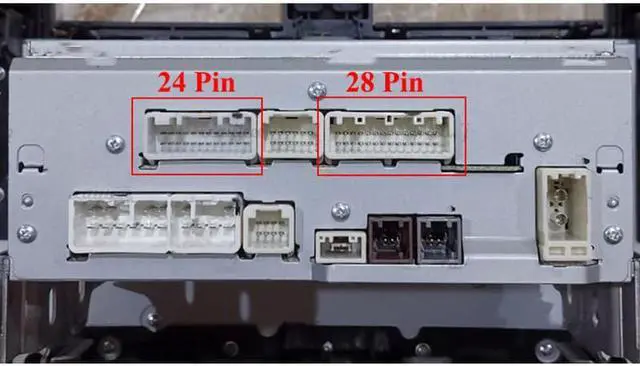 Alt view image 4 of 7 - Paiying 28 Pins Front Backup Camera & 24 Pin Rear Camera Cable For Toyota Land Cruiser