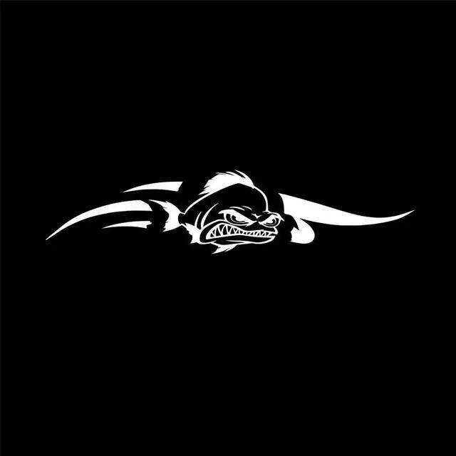 Alt view image 5 of 5 - Furulu White Fish Boat Stickers Decal Vinyl Art Pattern Cruise Body Stickers Waterproof