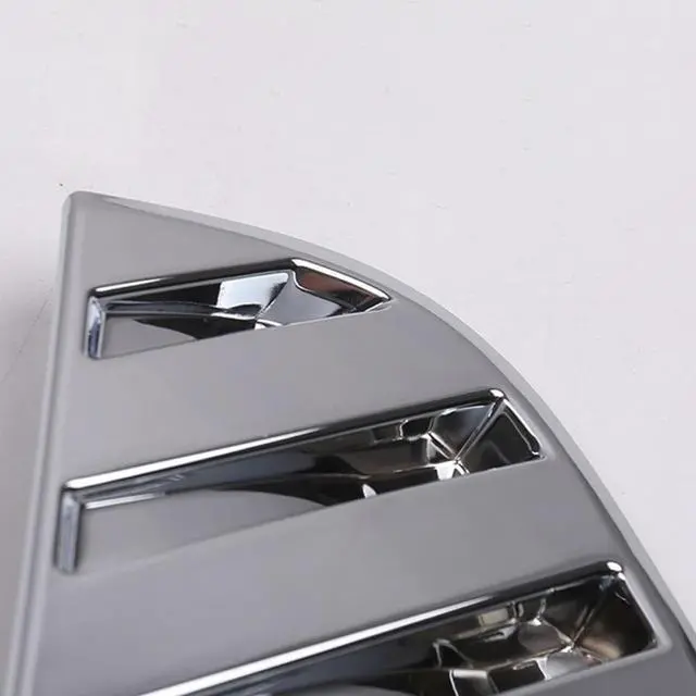 Alt view image 5 of 7 - Chrome Front Fog Light Cover Lamp Trims For Toyota RAV4 2019-2020 Accessories