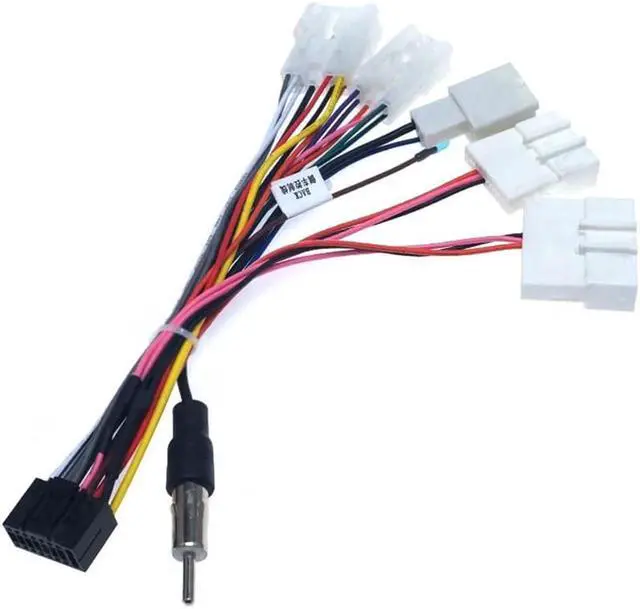 Alt view image 2 of 7 - Acaigel 16 PIN Wiring Harness Adapter Android Power Cable Harness for Toyota Car Stereo