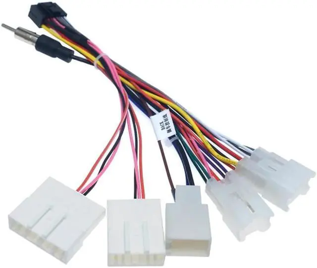 Alt view image 6 of 7 - Acaigel 16 PIN Wiring Harness Adapter Android Power Cable Harness for Toyota Car Stereo
