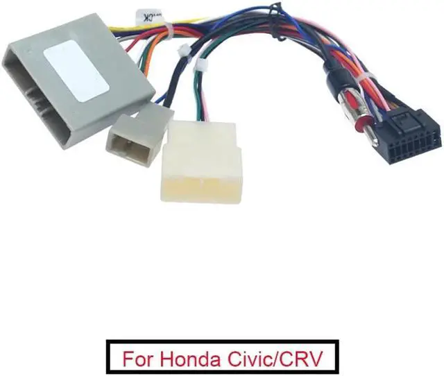 Main image of Acaigel 16 Pin Android Audio Radio Stereo Wiring Cable Adapter For Honda CRV Civic 06-09